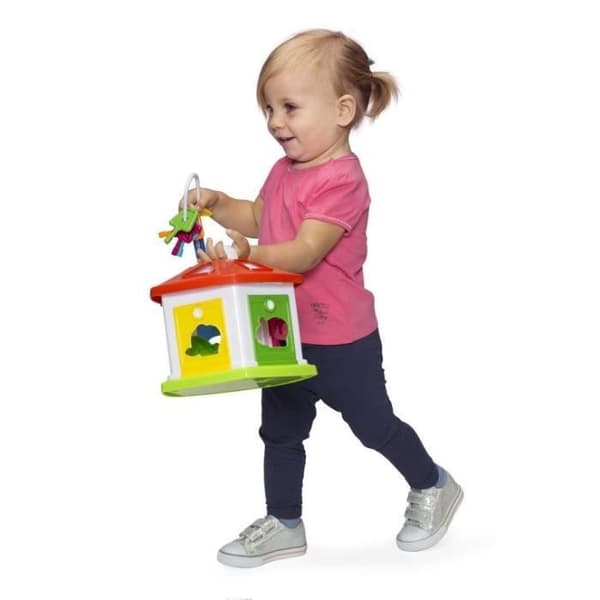 CHICCO Formsorter Stuga för Djur 3 i 1