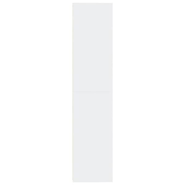 vidaXL Buffé hög vit 30x41x185 cm ingenjörsträ 846411