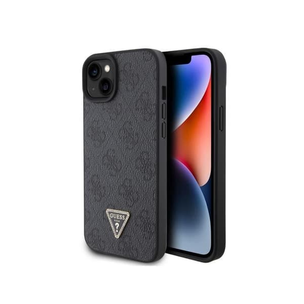 Skal till Apple iPhone 15 Triangle Strass 4G Guess Svart
