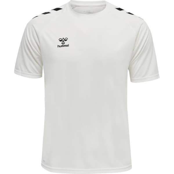Hummel Core Poly T-shirt för män - Vit - Korta ärmar - Andas