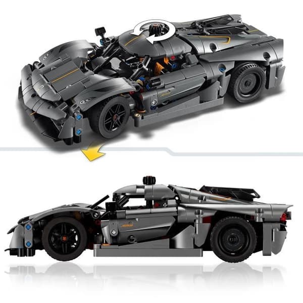 LEGO® Technic 42173 Koenigsegg Jesko Absolut Hypercar Grå - Byggsats
