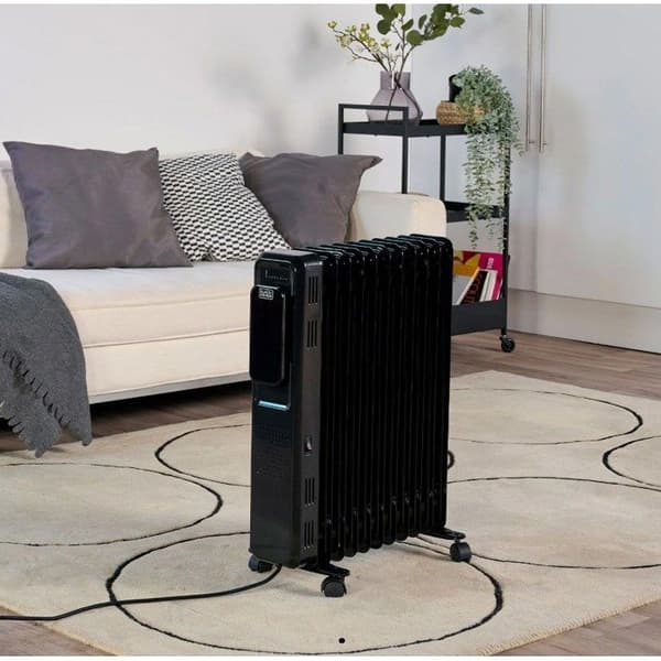Oljeradiator - BXRA2501E - 2500 W - 3 effektlägen - 24h timer
