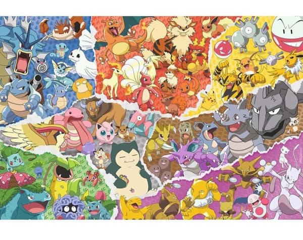 5000 bitars pussel - Pokémon Allstars - Ravensburger