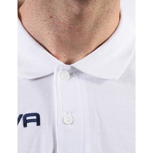 Sommar Polo - GIVOVA - 2XL - Korta ärmar - Vit - Regular fit