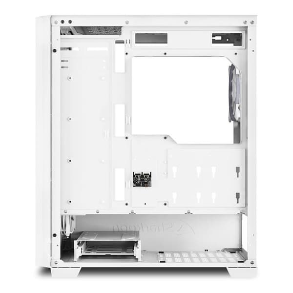 PC-hus - Sharkoon - VS9 RGB - Vit - ATX - Förinstallerade RGB LED-fläktar