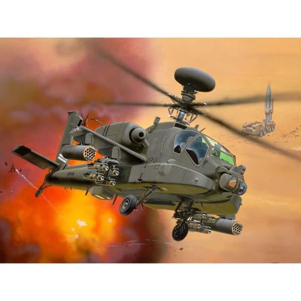 REVELL Modellset AH-64D Longbow Apache - Modellbyggsats
