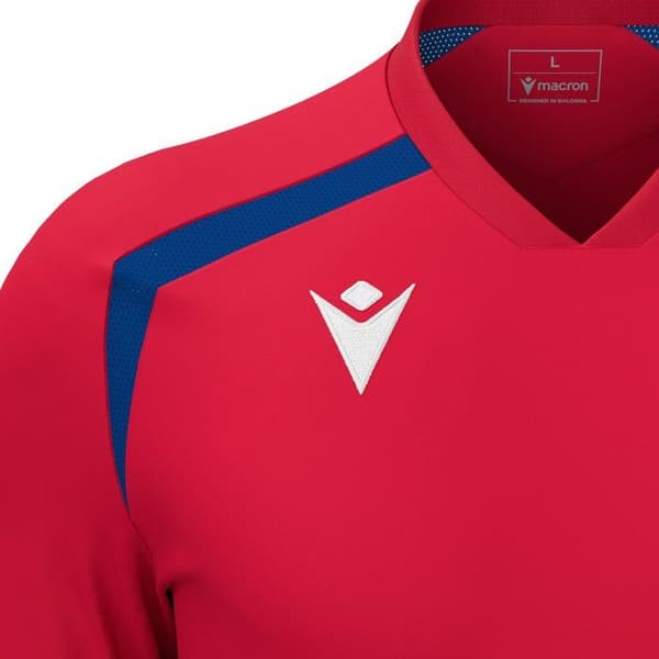 Maillot Macron Wyrm - röd/konungablå