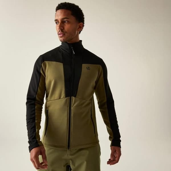Skidjacka Dare 2B Substratum IV - svart/martini oliv