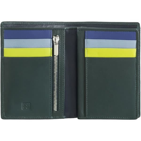 Läder RFID plånbok 9,5 cm - DUDU - Mangrove - Dam - Klassisk