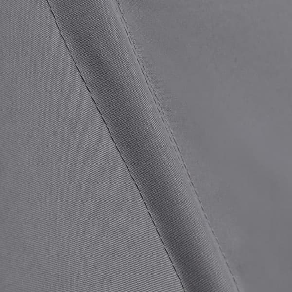 Fällbart sidoutdrag - vidaXL - 140x140 cm - Grå - Vattentät - 100% Polyester
