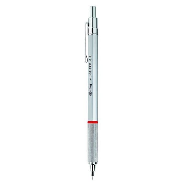 rOtring Rapid PRO mekanisk penna, 0,5 mm, krom silver (1904255)
