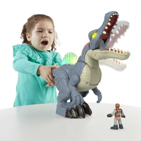 Fisher-Price Imaginext-Jurassic World-Spinosaurus Sharp Teeth-Box HML41