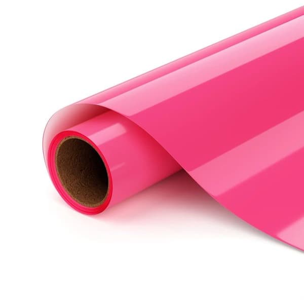 Patch termoflex HTV PU Neonrosa 12" x 6 ft - 90 µm, flex överföringstextil