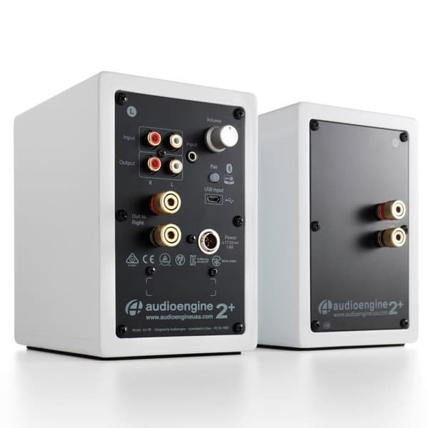 Högtalare - Audioengine A2+BT - högtalarkolonner, vit