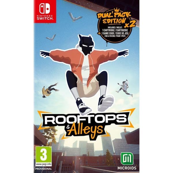 TAKVÅNG OCH GRÄNDER: Parkour-spelet - Dual Pack Edition - Nintendo Switch-spel