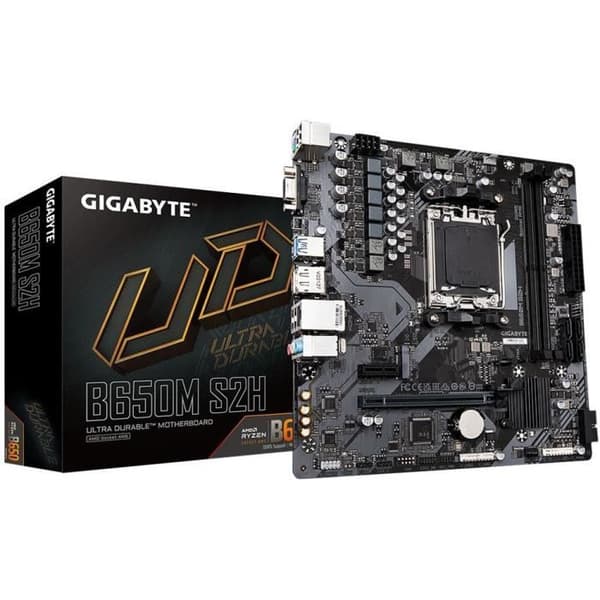 Moderkort - GIGABYTE - B650M S2H - AM5 - DDR5 - 128 GB max