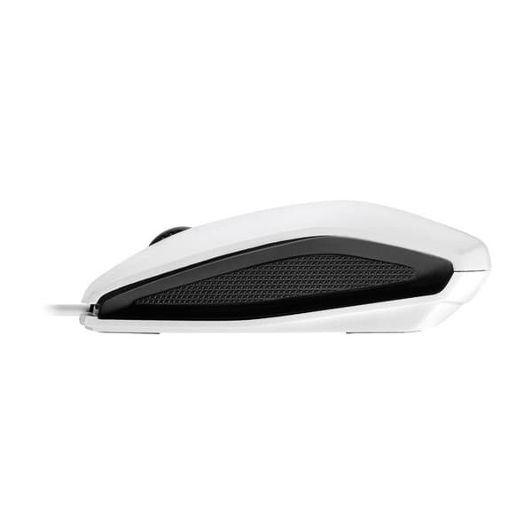 CHERRY Gentix Mouse - Kabelansluten - Optisk - USB - 3 knappar - 1000 dpi - Vit