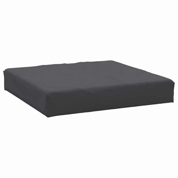 Pallkuddar set om 3 antracit Oxford tyg