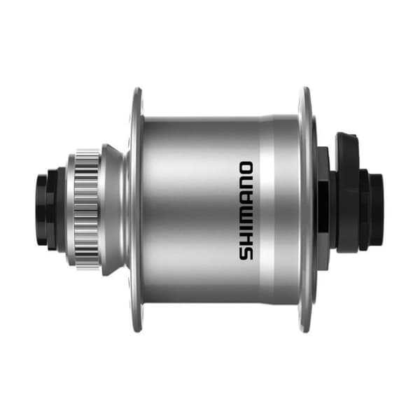 Shimano DH-UR708-3D navdynamo - silver/svart - 100 mm