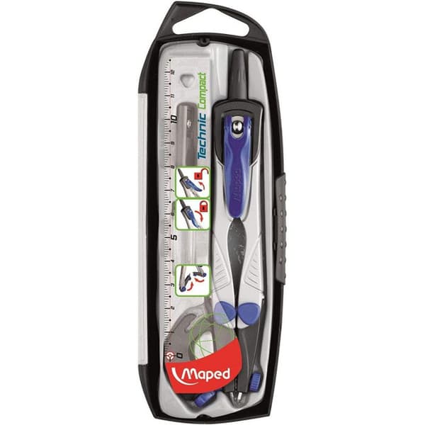 Coffret Kompass - MAPED - Technic Concept - Grå - Barn - Unisex