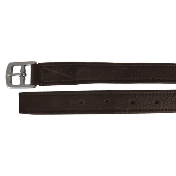 Läder nylon kärna Horka - brun/silver - Brun - 155 cm