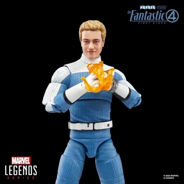 Rörlig figur - HASBRO - Johnny Storm - Set om 4 - Blå - Med tillbehör