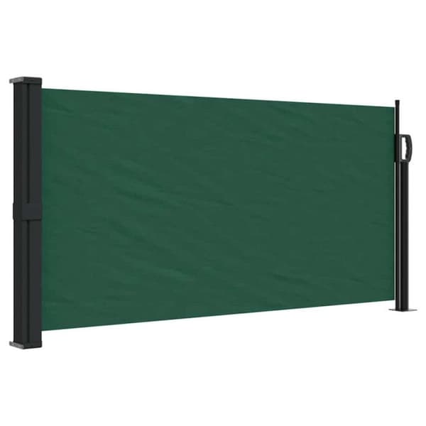 Sidovindskydd - VIDAXL - 100x300 cm - Mörkgrön - 100% polyester - Manuell