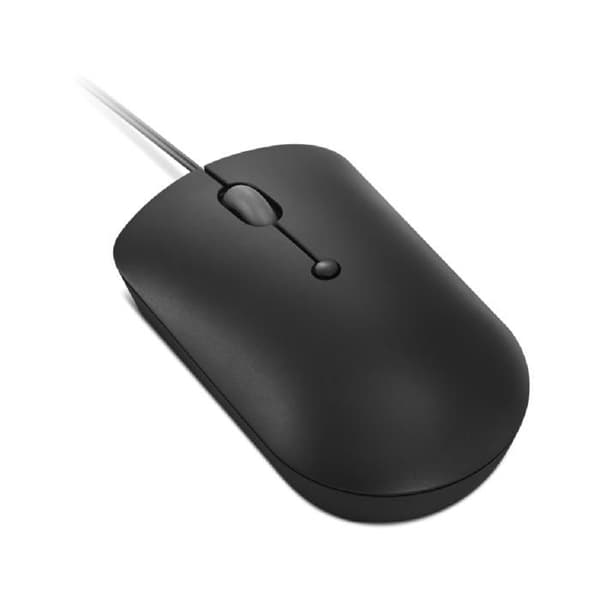Mus - LENOVO - 400 - Trådad - USB-C - Ambidextrisk och kompakt