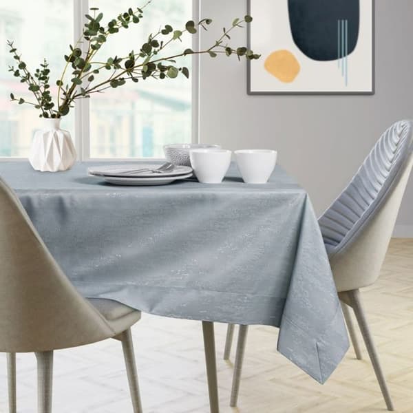 Bordduk - Vesta - Tryckt grå - Rektangulär 120x160 cm - Enfärgad