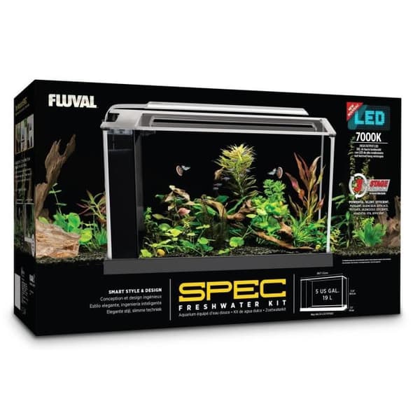 Aquarium Spec V - FLUVAL - 19 L - Svart
