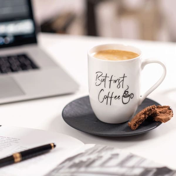 Mugg Villeroy & Boch Statement Men Först Kaffe, 290 ml