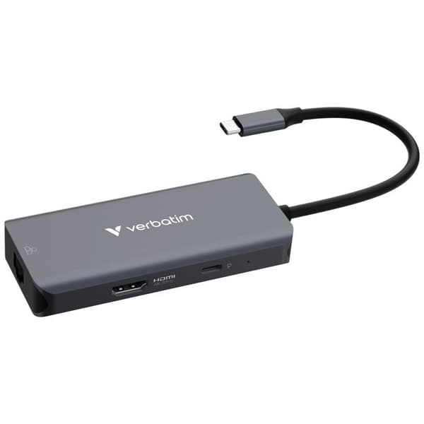 VERBATIM HUB USB-C 6PORT RJ45