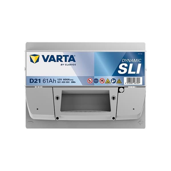 Startbatteri Varta Silver Dynamic L2B D21 12V 61Ah / 600A 561400060