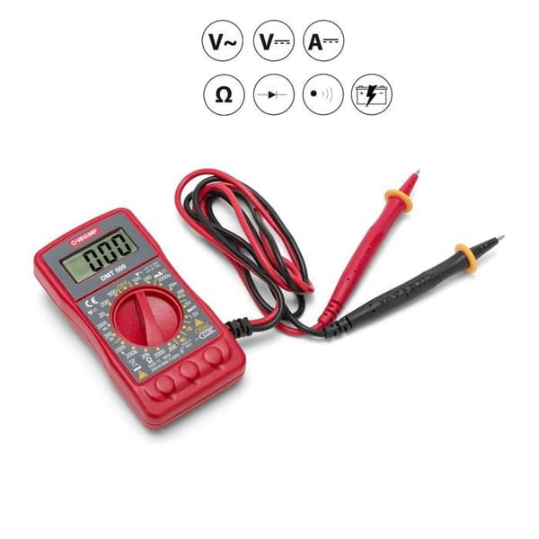 Prise - Mini digital tester 6 i 1 med sonder