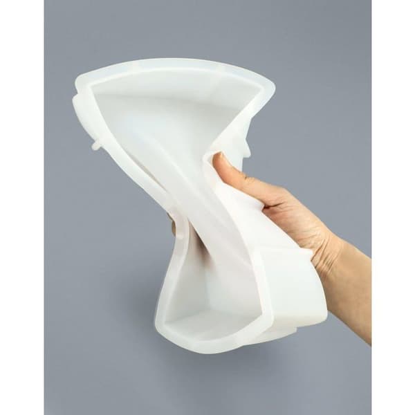 Multi-användning silikonform QWORK 24,5×17×5 cm (tårtform / resin) WD9583