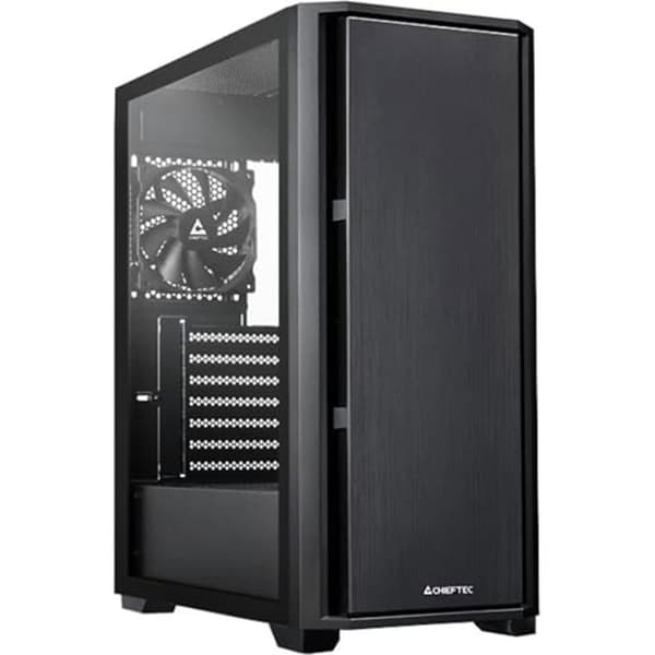 PC-chassi - Chieftec - AS-02B-TG-OP - Elegant design - Tempererat glaspanel - Optimerad kylning