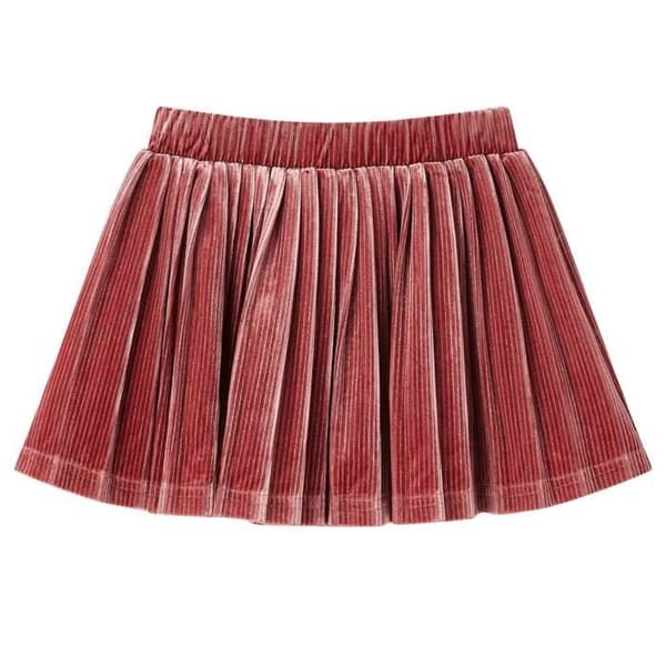Fållad kjol för barn rosa medium 92/104/116/128/140