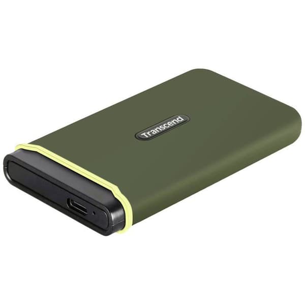 Transcend ESD380C 2 TB Extern SSD USB-C®, USB-A grön TS2TESD380C