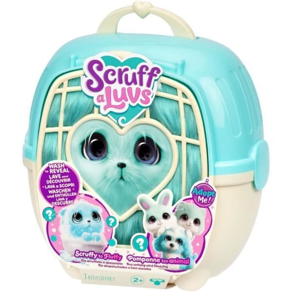 Plushdjur - SCRUFF A LUVS - Furry boll - Blå
