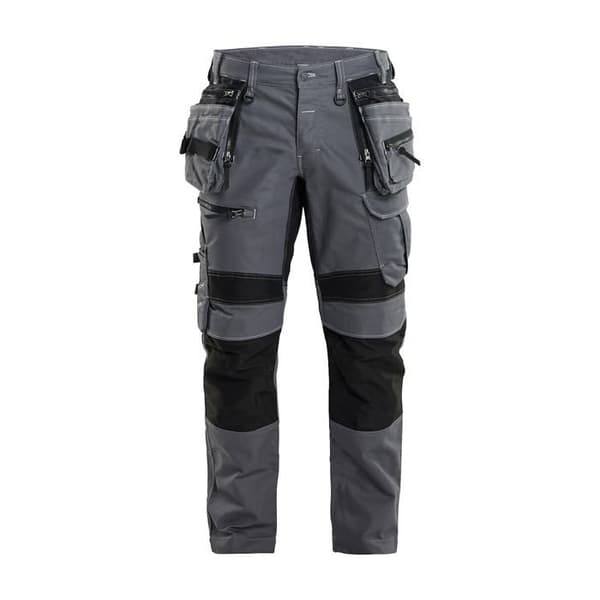 Stretcharbetsbyxor Blaklader X1900 - grå med svart