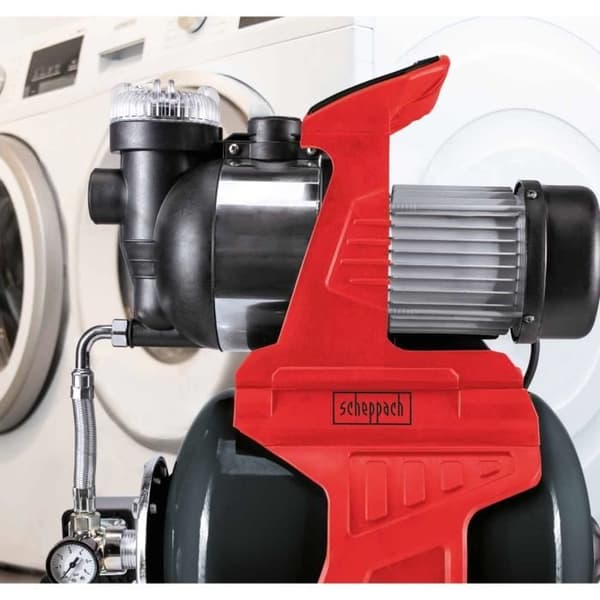 Hushållsvattenpump - HWW1000 - 4300 L/h - 4,4 bar - SCHEPPACH