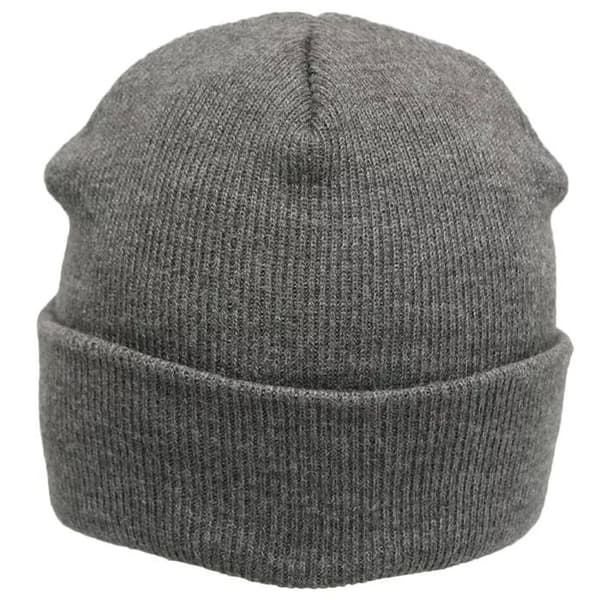 Kangol Acrylic Cuff Pull-on Beanie - Grå (Mörk Flanell) - Unisex