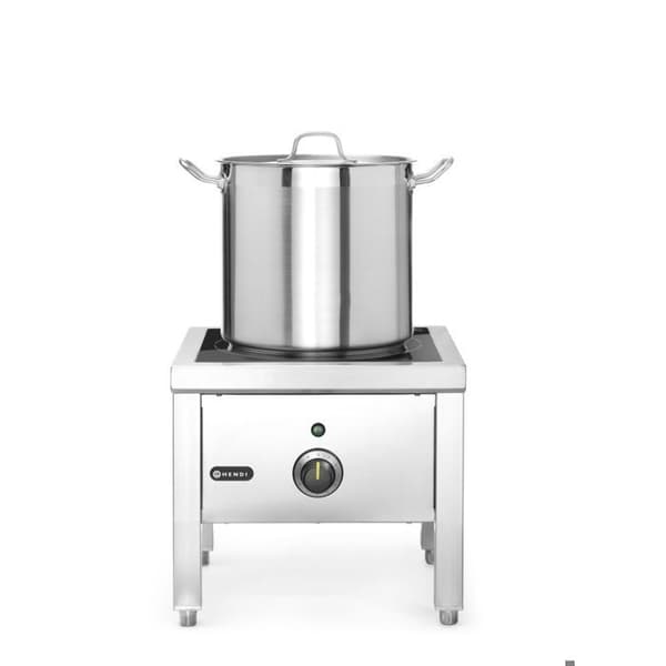 Induktionshäll hög effekt 400V/5000W 400x400x(H)380 mm - Hendi