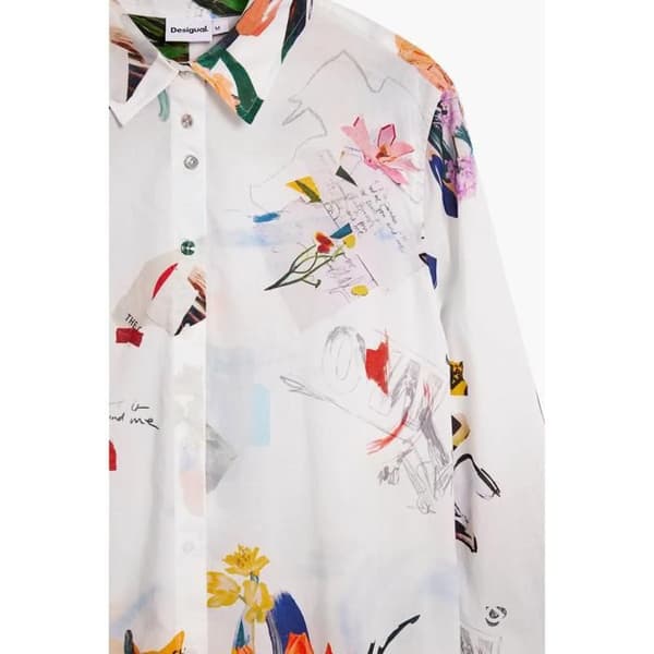 Långärmad blus dam Desigual Mila