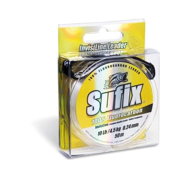 Fluorocarbon Sufix invisiline Socket 19 - klar - 50 m/0,19 mm