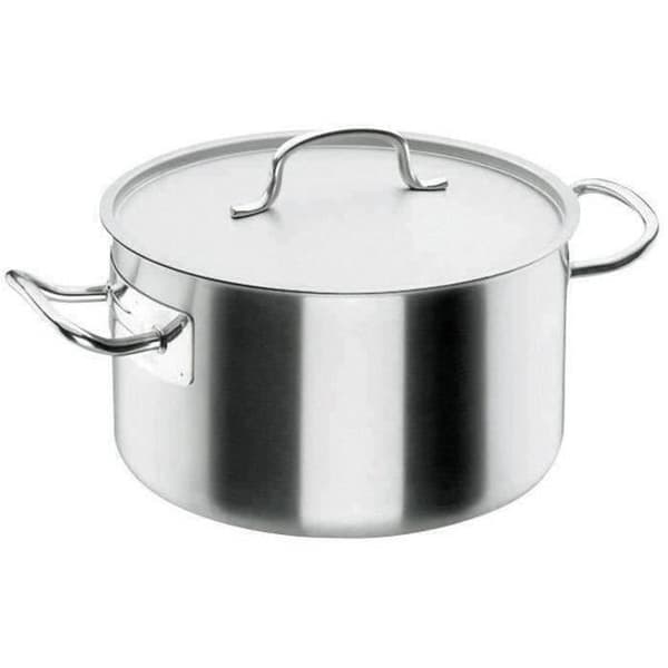 Brässpanna Chef D: 24 cm - rostfritt stål