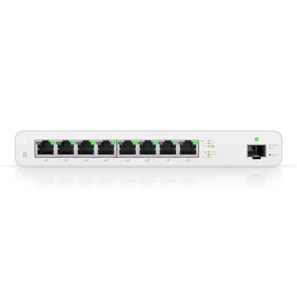 Router - UBIQUITI - UISP-R - Gigabit Ethernet - Vit - POE MicroPop