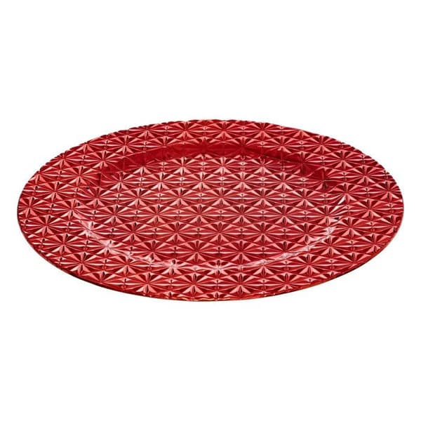 Presentationsfat "Geo" 33cm Röd
