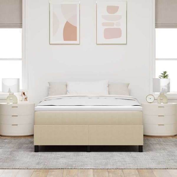 vidaXL Plattformssängram Grön grå 160 x 200 cm 3337421