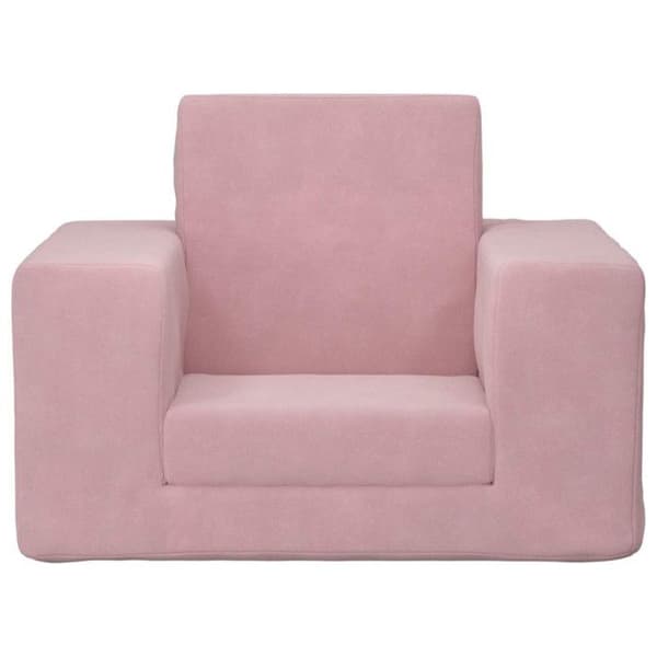 Soffa säng för barn Rosa Plysch mjuk